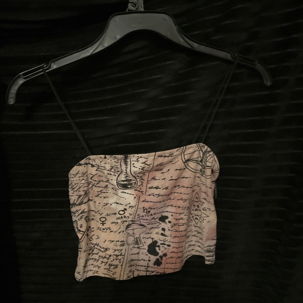 Cute crop top spaghetti strap